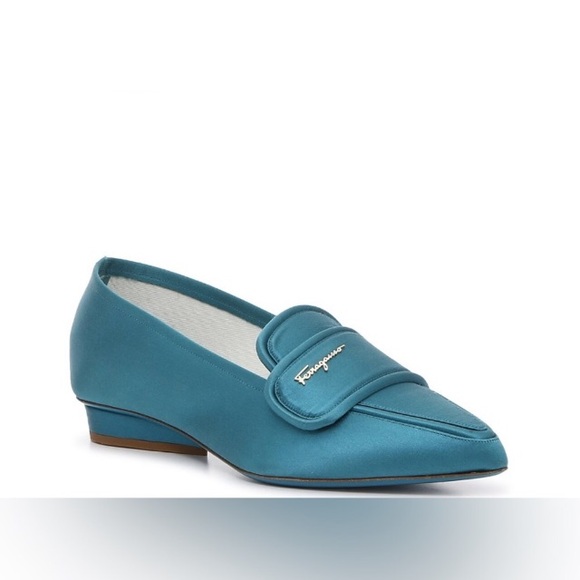 Salvatore Ferragamo Satin Bagheria Loafer
